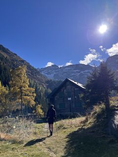 Photo de Hugo Van de Water le long du parcours