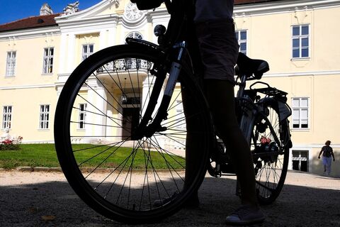 Mit dem Rad zum Schloss Liechtenstein
