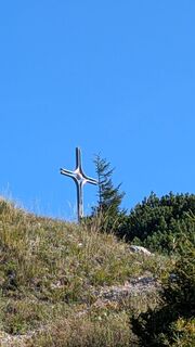 Foto von Christine Arnold entlang der Tour