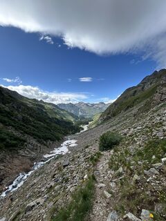 Foto de Riccardo Calvi a lo largo del recorrido