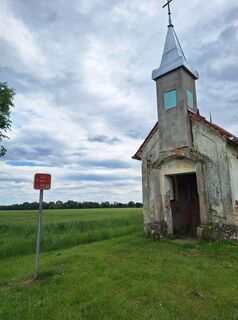 Photo de Gabriela Mandl le long du parcours
