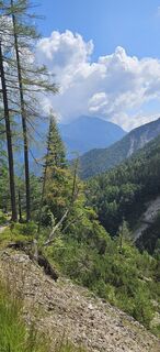 Foto de Diego Gomirato a lo largo del recorrido