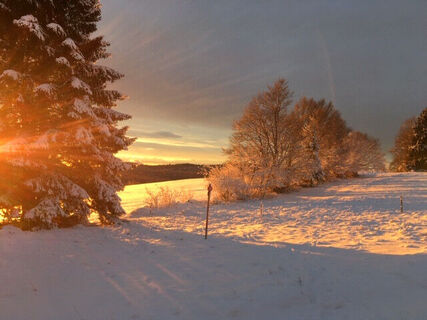 Abendliche Winterlandschaft