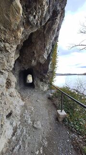 Foto von Regina Fleischmann entlang der Tour