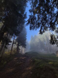 Photo de Markus Christen le long du parcours