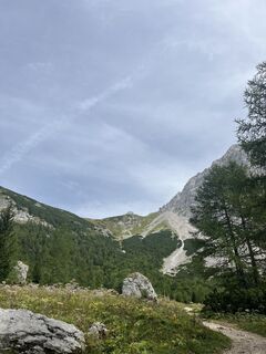 Foto von Eva Železnikar entlang der Tour