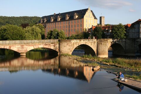 Werrabrücke mit Welfenschloss
