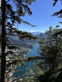 Foto von Annika entlang der Tour