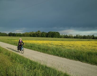 Durchfahrt durch das Naturschutzgebiet Vauda