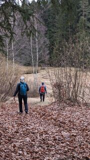 Foto von Klaus Lehner entlang der Tour