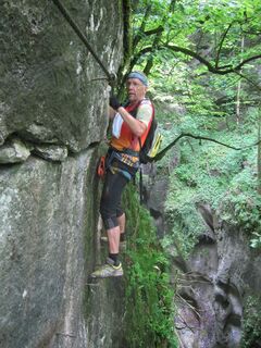 Örfla Schlucht Klettersteig (B/D)
