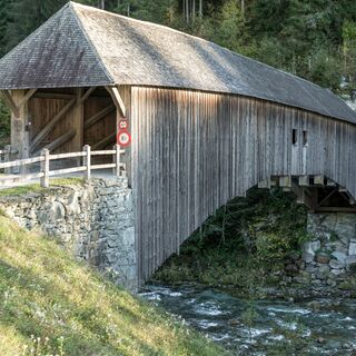 Holzbrücke Rueun
