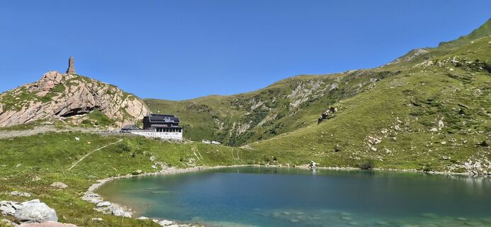 Zdjęcie z Julia Fruhmann wzdłuż trasy