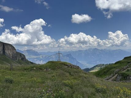 Foto von Andrea Omlin entlang der Tour