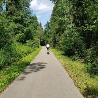 DB Günztal-Radweg Richtung Westerheim