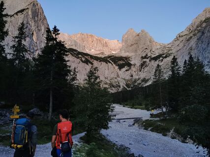 Foto von Anton Rupert Vierthaler entlang der Tour