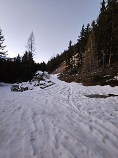 Foto von Anna Krizhanovska entlang der Tour