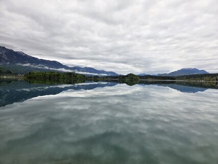 Foto von Maria Sakelschegg entlang der Tour