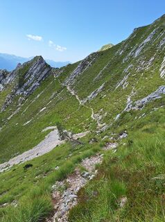 Foto von Dagmar Hofer entlang der Tour