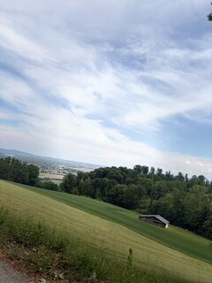 Photo de Elke Lindorfer le long du parcours