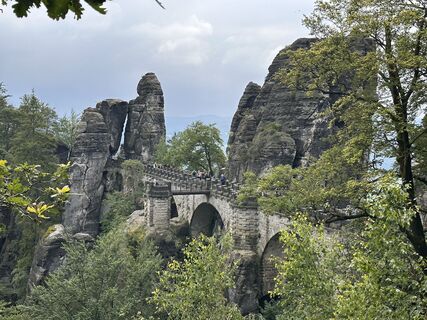 Photo de Norbert Herbig le long du parcours
