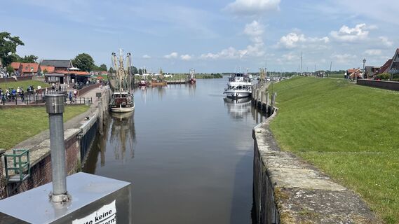 Foto von Sibylle Teichmann entlang der Tour
