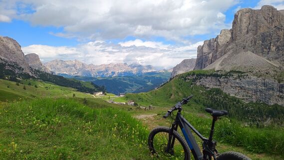 Foto von Baumi entlang der Tour