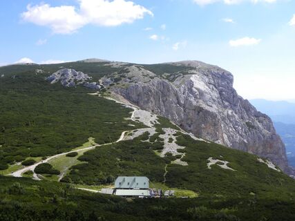 Blick auf die Neue Seehütte