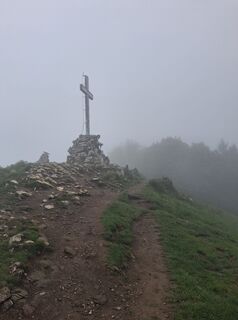 Foto de Marco Pezzuolo a lo largo del recorrido