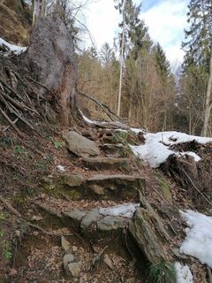 Photo de Dagmar Hofer le long du parcours