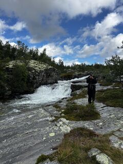 Foto von Lena De Roeck entlang der Tour