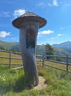 Foto von Dagmar Hofer entlang der Tour