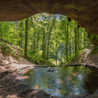 Blick aus der unteren Bärenhöhle