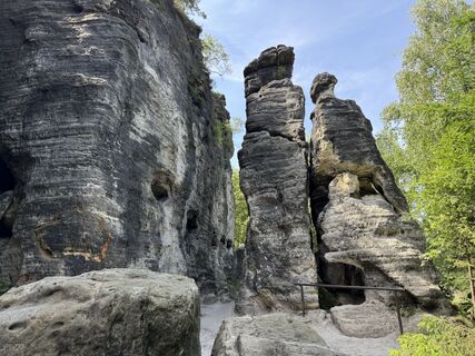 Foto de Norbert Herbig a lo largo del recorrido