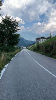 Foto von Alberto Ghiretti entlang der Tour