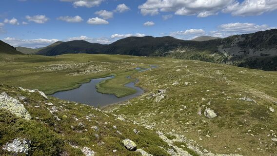 Photo de Brigitta Jencski le long du parcours