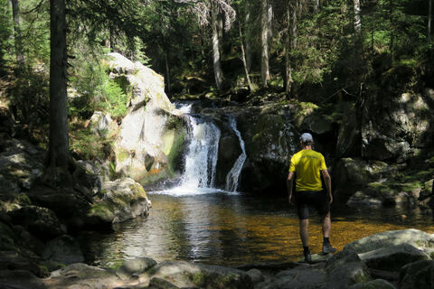 Wasserfall am Krai-Woog-Gumpen.