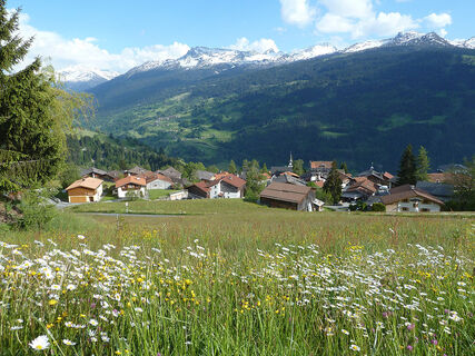 Im Aufstieg oberhalb Pany