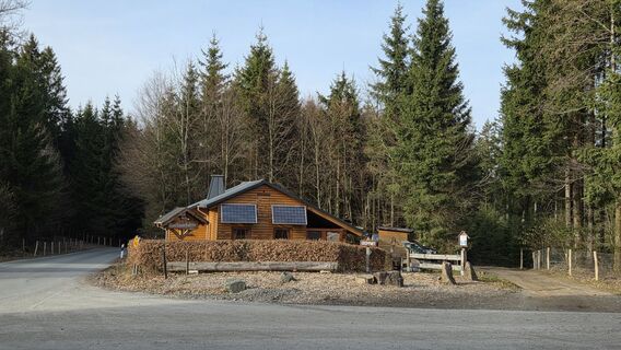 Photo de Gabriele Wagener le long du parcours