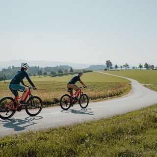 Radtour am Donauradweg Höhenrücken Münzbach