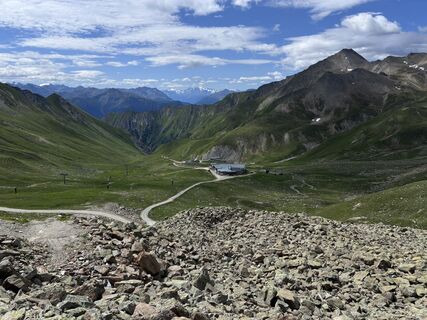 Photo de Christoph Thöni le long du parcours