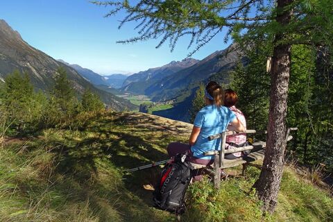 Blick nach Längenfeld