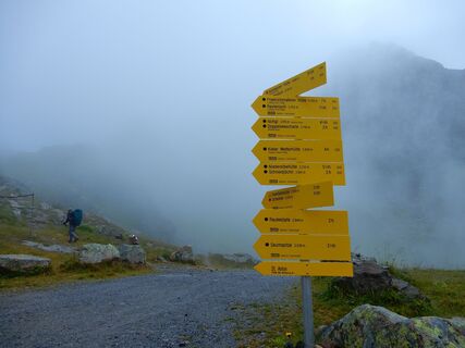 Darmstädter Hütte - Kuchenjöchli - Konstanzer Hütte