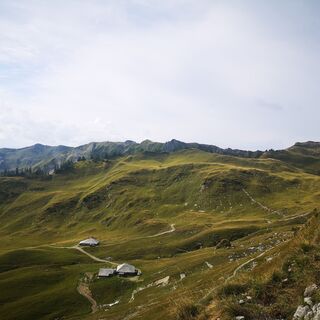 Blick von Leiterepass - Gantrisch Wanderung