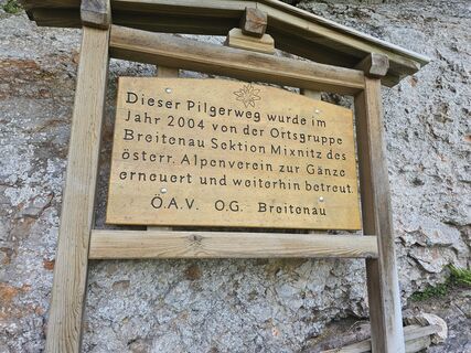 Foto von Marianne Unterrainer entlang der Tour