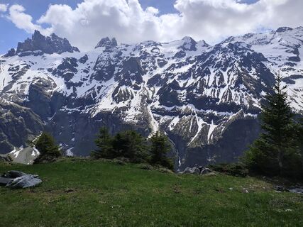 Photo de Oli Meier le long du parcours