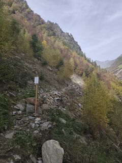 Foto von Manuela Zöschg entlang der Tour