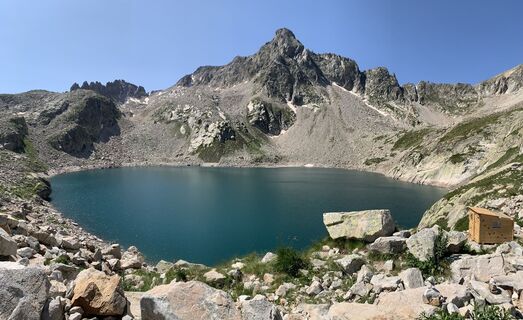 Photo de Toni Lerda le long du parcours