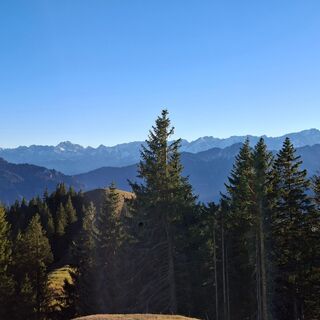 Hinteres Hörnle - Blick Richtung Zugspitze