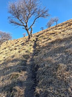 Foto de Marco Pezzuolo a lo largo del recorrido